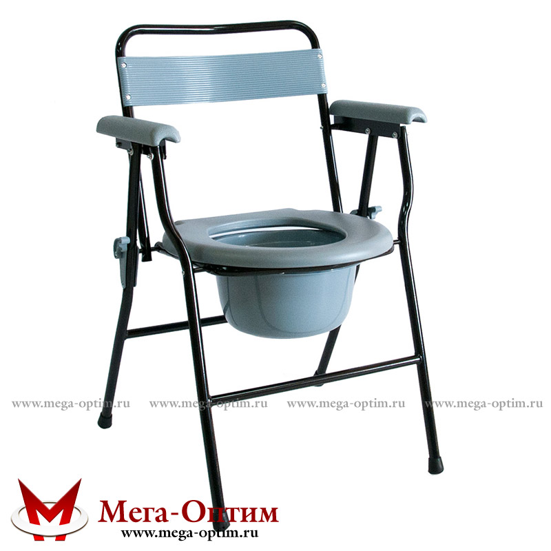 Кресло-стул с санитарным оснащением HMP460 МЕГА-ОПТИМ 