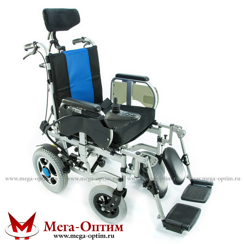 Кресло-коляска инвалидная с электроприводом FS122LGC-46 Мега-Оптим