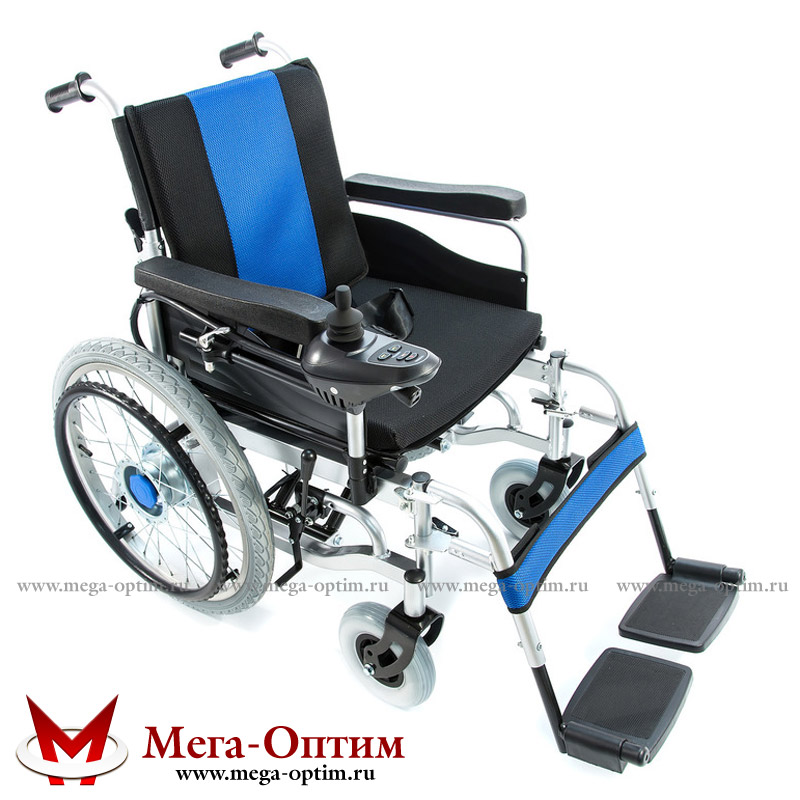 Кресло-коляска инвалидная с электроприводом FS101A-46 Мега-Оптим